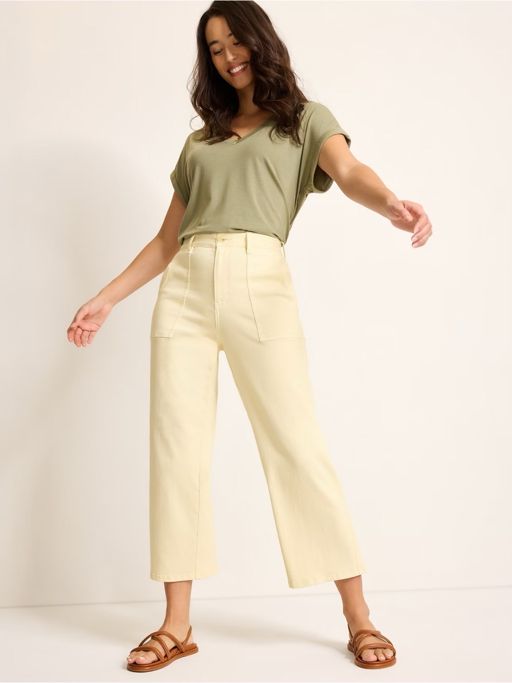 Tommy Bahama Boracay® Cropped Field Pants size 10 in cream